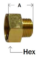 Rigid - FGH x Male Pipe Diagram